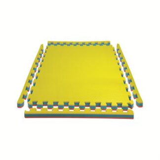 Tatame 100 CM x 100 CM x10MM Sortido - Amarelo,Azul, Verde, Vermelho