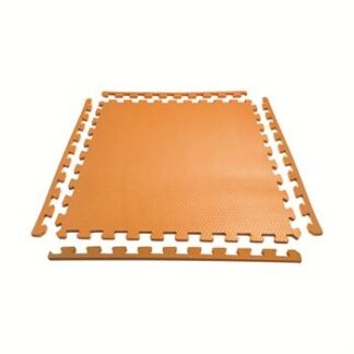 KIT Tatame 50CM X 50CM X 10MM Laranja C/4