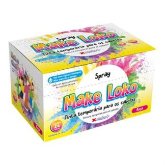Spray Make Loko -  Lata de 120ml - ROSA C/12