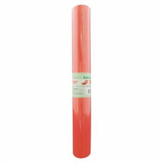 PLASTICO ADES.VERMELHO 45CMX10M-0,08MM