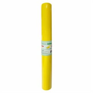 PLASTICO ADES.AMARELO 45CMX10M-0,08MM