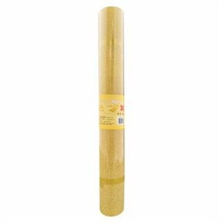 PAPEL ADES. DOURADO GLITTER FJ004 45CMX10M-0,12MM
