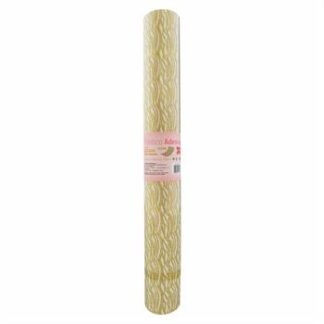 PAPEL ADES. ZEBRA DOURADO FJ248 45CMX10M-0,12MM