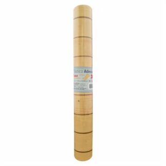 PLASTICO ADES. RIPAS MADEIRA WF043 45CMX10M-0,08MM