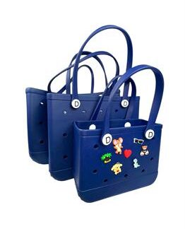 BOLSA DE MAO EM EVA AZUL ESCURO TAMANHO 28X11X21CM (P)