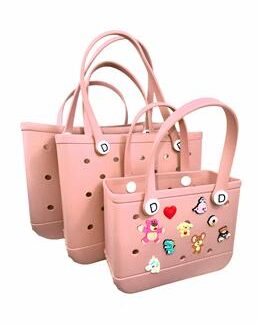 BOLSA DE MAO EM EVA ROSA BEBE TAMANHO 28X11X21CM (P)