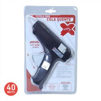 Pistola p/ cola quente Grande  40W - Blister  Bivolt