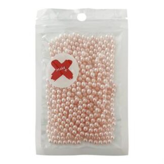 Pedra Decorativa - Perola 4Mm - 17 Grs  Abs - Rose