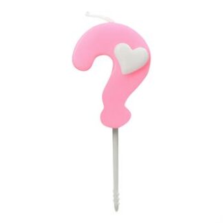Vela Baby 4,5 cm Rosa "?"