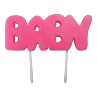 Vela Baby Rosa
