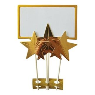 Topo de Bolo Dourado Plaquinha c/ 4 (11.5CM*19.5cm )