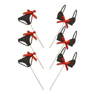 Topo de Bolo Lingerie c/ 6 (5.7*13.5cm)