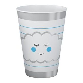 ACESSORIO FESTA COP. DE PAPEL 250 ML C/ 8 PCS - Nuvem