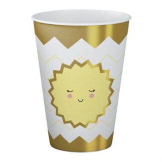 ACESSORIO FESTA COP. DE PAPEL 250 ML C/ 8 PCS - Solzinho