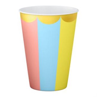 ACESSORIO FESTA COP. DE PAPEL 250 ML C/ 8 PCS - Metalico Colorido CANDY
