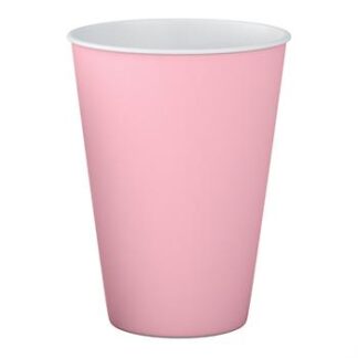 ACESSORIO FESTA COP. DE PAPEL 250 ML C/ 8 PCS - Rosa bebe