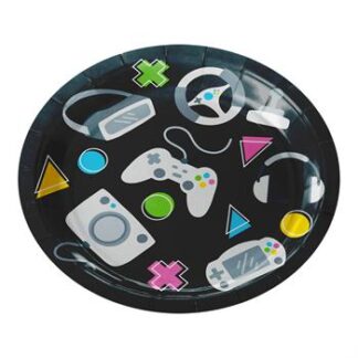 ACESSORIO FESTA PRAT. DE PAPEL 18 CM C/ 8 PCS - GAME