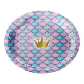 ACESSORIO FESTA PRAT. DE PAPEL 18 CM C/ 8 PCS - Sereia