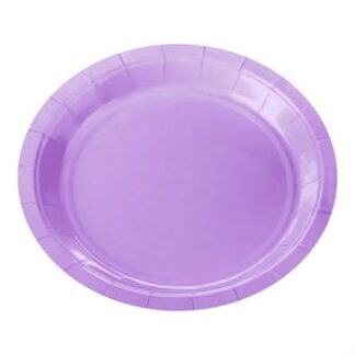 ACESSORIO FESTA PRAT. DE PAPEL 18 CM C/ 8 PCS - Lilas