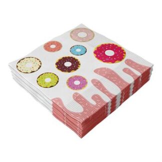 ACESSORIO FESTA GUAR. 33x33CM  C/ 20 FLS ROSQUINHA