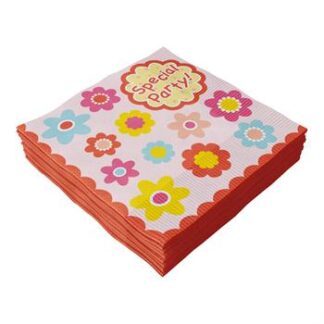 ACESSORIO FESTA GUAR. 33x33CM  C/ 20 FLS Florzinhas