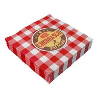 ACESSORIO FESTA GUAR. 33x33CM  C/ 20 FLS Churrasco e bar
