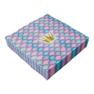 ACESSORIO FESTA GUAR. 33x33CM  C/ 20 FLS Sereia
