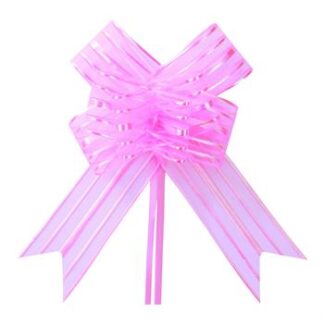 Laço Fácil  G (32mmx47cm) - Organza Pink c/  5