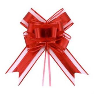 Laço Fácil  G (32mmx47cm) - Luxo Vermelho c/  5