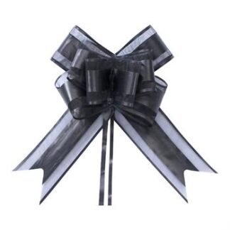 Laço Fácil  G (32mmx47cm) - Luxo Preto c/  5