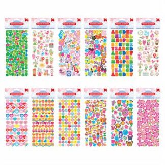 Cartelas De Adesivos 10x24cm-Encanto (Kids) PCT C/24 Cart. Sort.