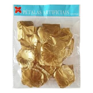 Petalas Artificiais Pcte c/ 100 - Dourado