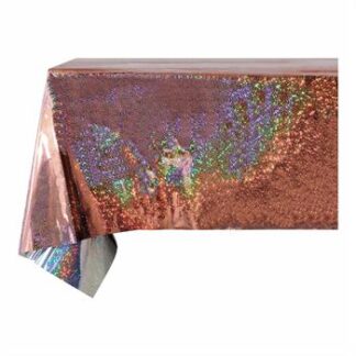 ACESSORIO FESTA Toal. de Mesa Metalizada Rose Gold (137x274cm)