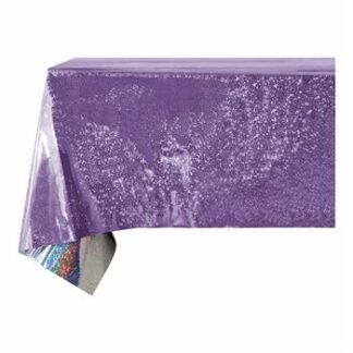 ACESSORIO FESTA Toal. de Mesa Metalizada Lilas(137x274cm)