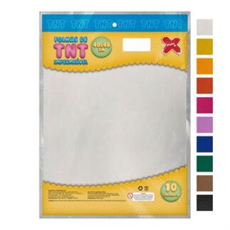 PLACA DE TNT 150G  IMPERMEAVEL 40*48 -  PCT C/10 - BR/AM/VM/PK/AZ E/VD B/PT/LR/MR/LI