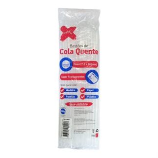 Cola quente bastão super transparente fina 500 g (7,5x300) - Profissional