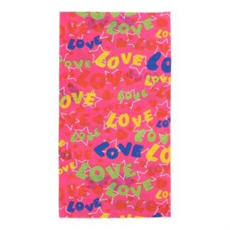 Bandana Retangular Love - Pcte c/ 5