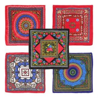 Lenço Bandana 54x54 - Zen  - Pcte c/ 5