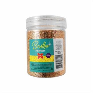 Glitter Poliester Pote 100 grs c/ 6  Multicolor