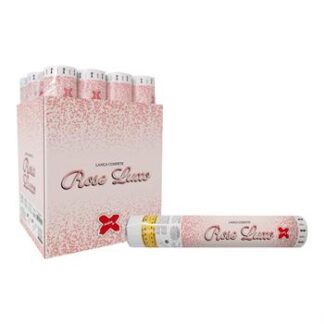 Lança Confete Metalizado Rose Luxo - (Met Rose Gold) - display com 12