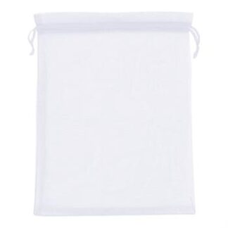 Saco de Organza 17*23 Branco Pacote c/ 10