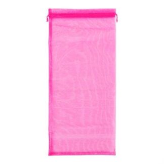 Saco de Organza 18*40 Pink Pacote c/ 5