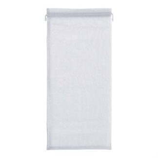 Saco de Organza 18*40 Prata Pacote c/ 5