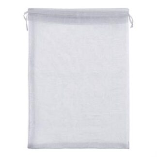 Saco de Organza 20*30 Prata Pacote c/ 5