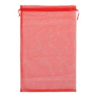 Saco de Organza 24*40 Vermelho Pacote c/ 5