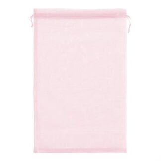 Saco de Organza 24*40 Rosa Claro Pacote c/ 5