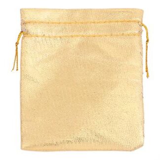 Saco Lame 8*10 Dourado Pacote c/ 10
