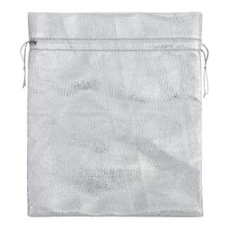 Saco Lame 15*18 Prata Pacote c/ 10