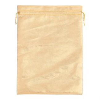 Saco Lame 18*25 Dourado Pacote c/ 10