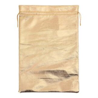 Saco Lame 20*30 Dourado Pacote c/ 5